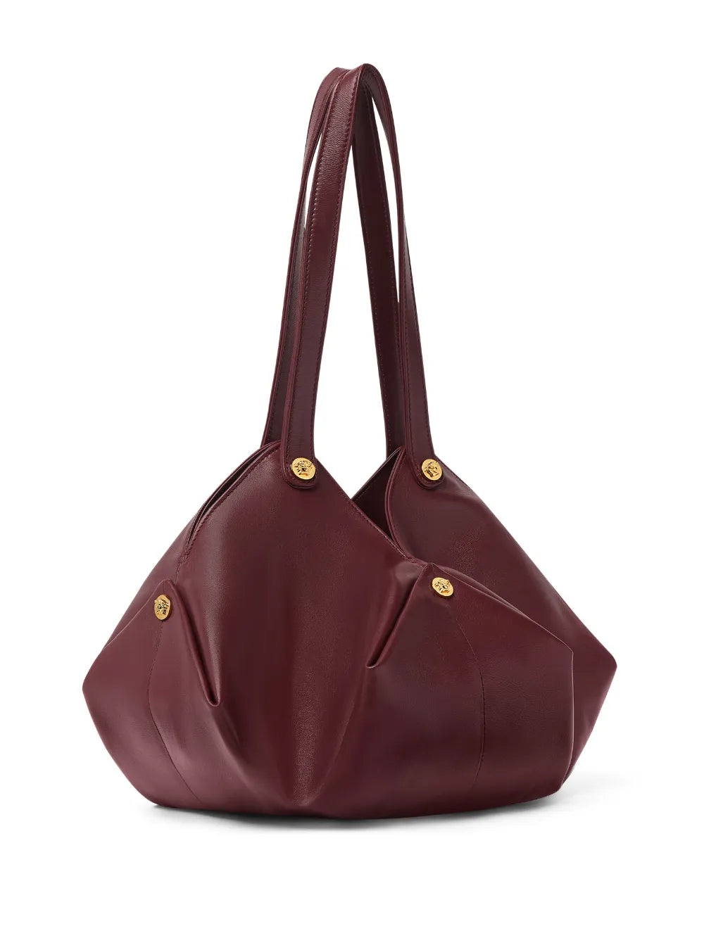 Versace Protea Leather Shoulder Bag