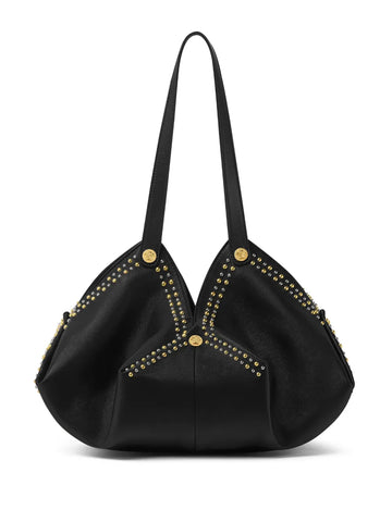 Versace Protea Leather Shoulder Bag