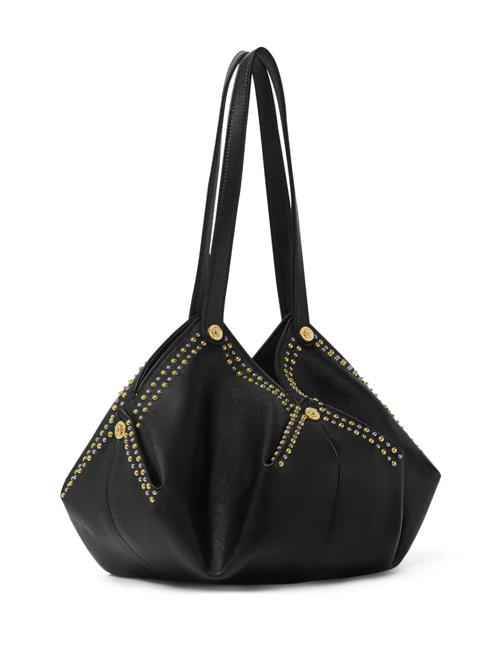 Versace Protea Leather Shoulder Bag