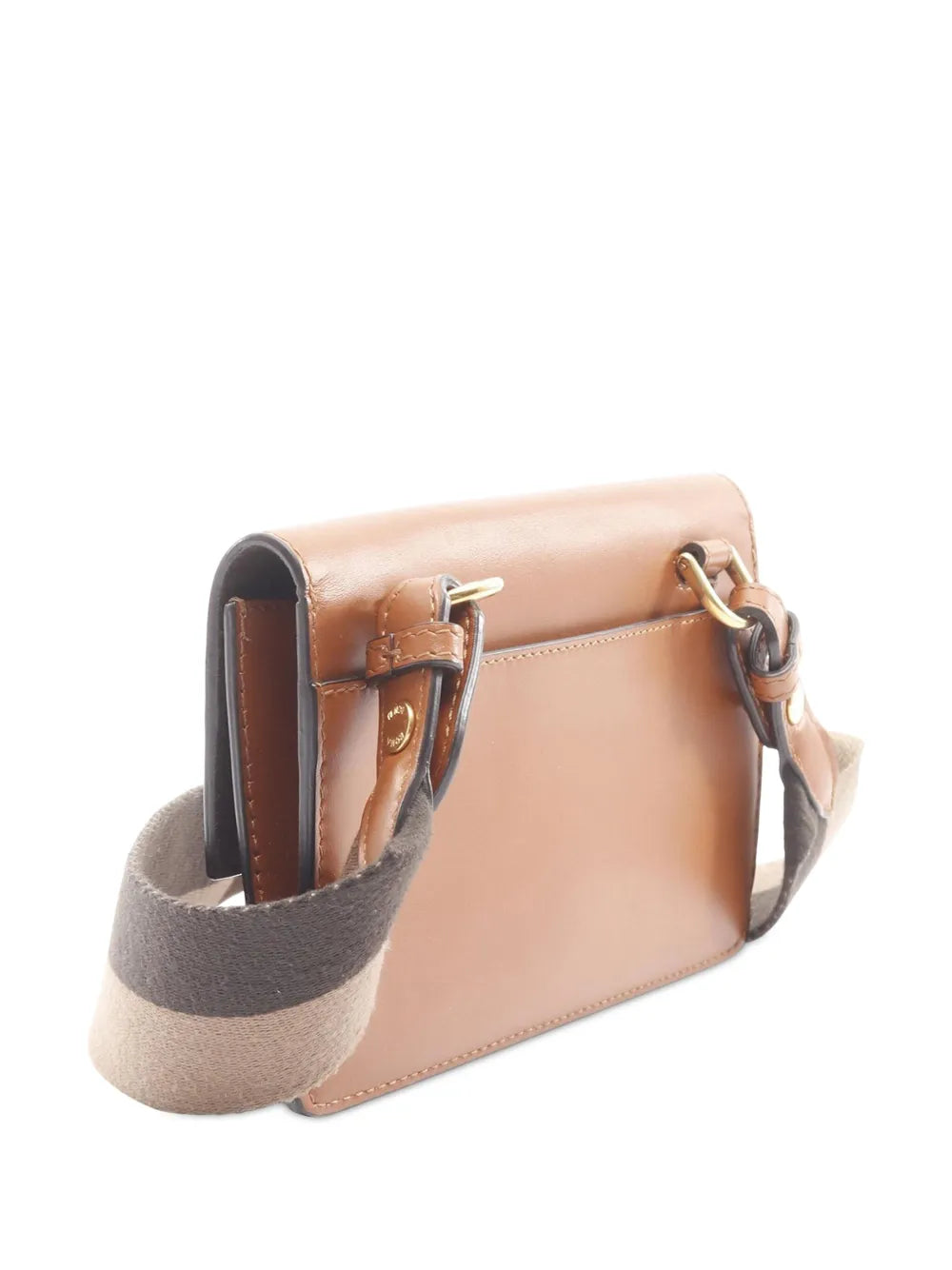 Fendi Pre Owned 2010 2025 Leather Flat Baguette Shoulder Bag
