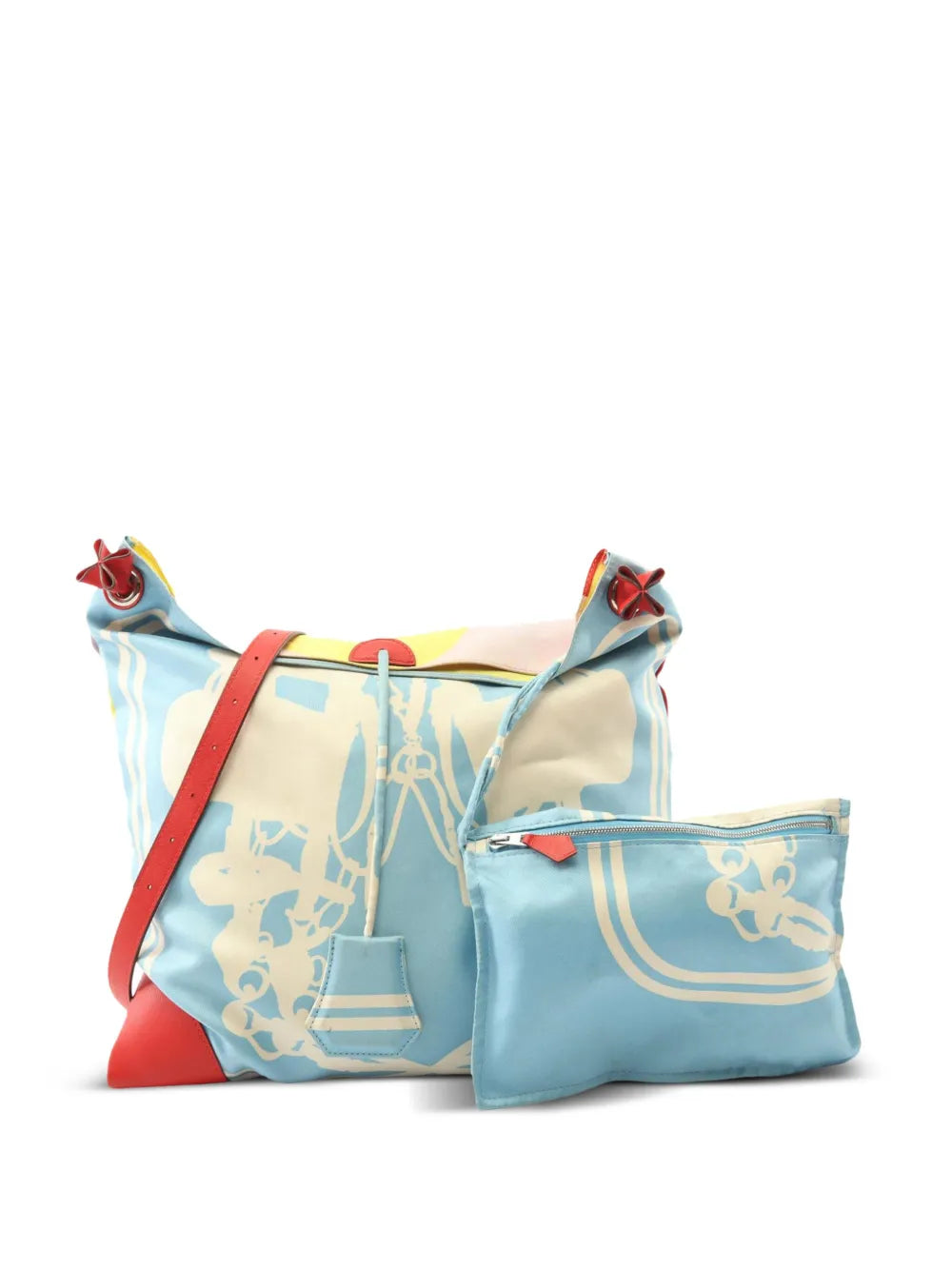 Hermes Pre Owned 2019 Silk Swift Brides De Gala Tattoo Silky City 33 Shoulder Bag