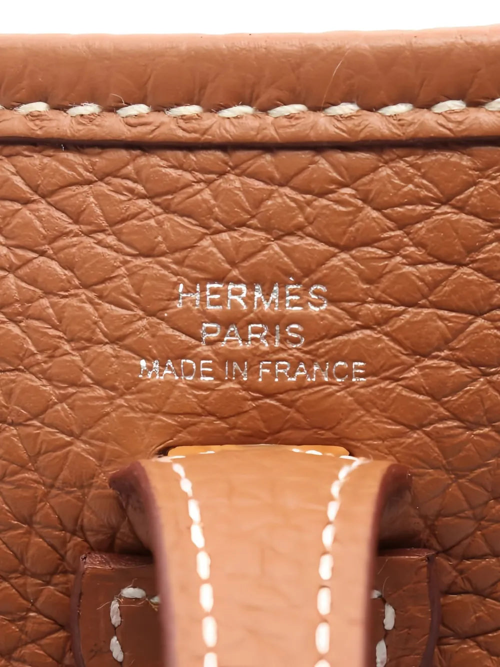Hermes Pre Owned 2025 Evelyn Perforated Leather Shoulder Bag