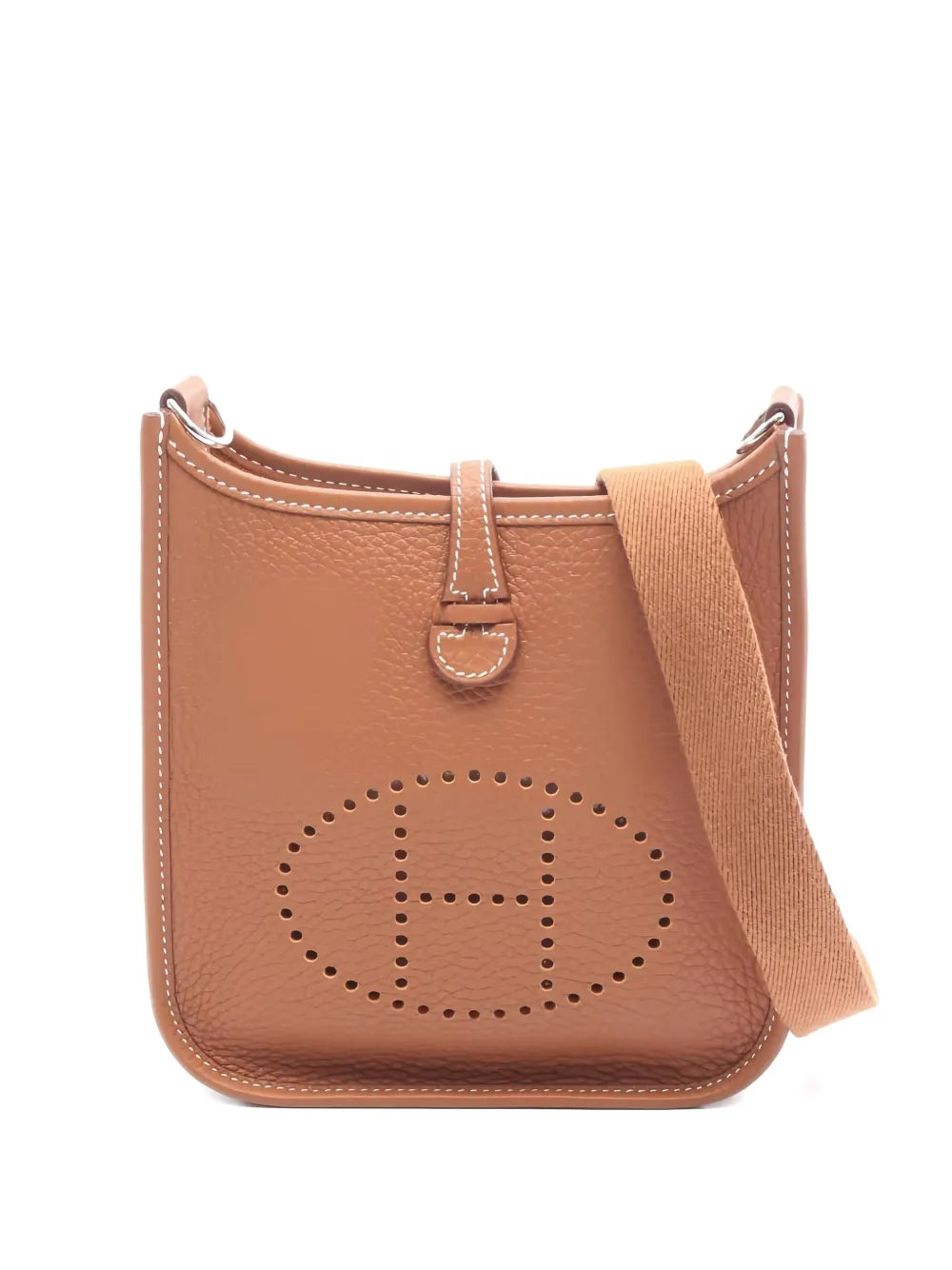 Hermes Pre Owned 2025 Evelyn Perforated Leather Shoulder Bag