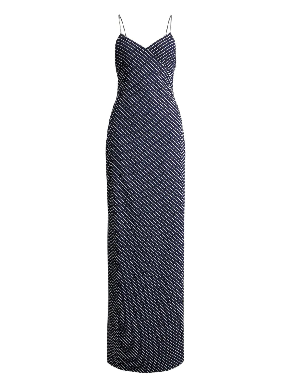 Ralph Lauren Collection Caitlin Sequined Striped Maxi Dress