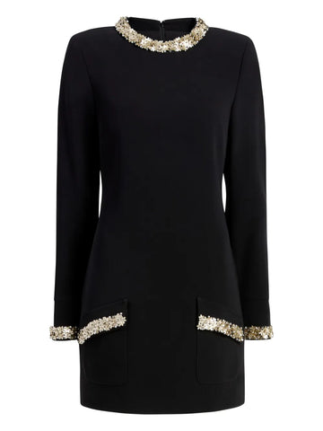 Cinq A Sept Flower Dots Embellished Dress