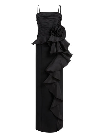 Cinq A Sept Liora Ruffled Floral Gown