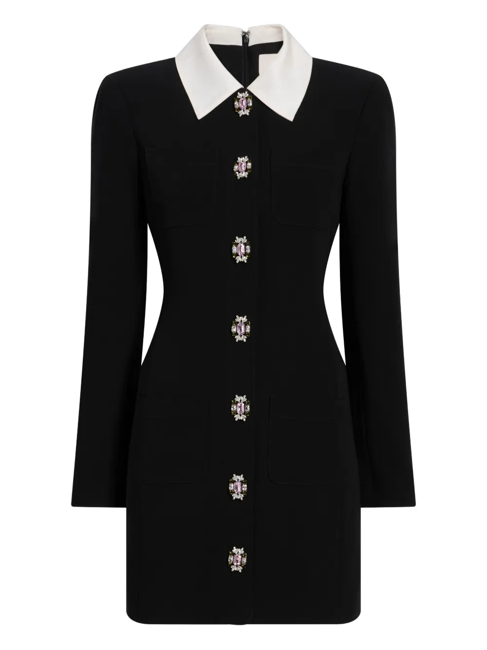Cinq A Sept Sheryl Collared Embellished Dress