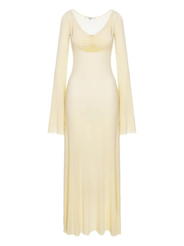 Manuri Nina Flared Detail Maxi Dress