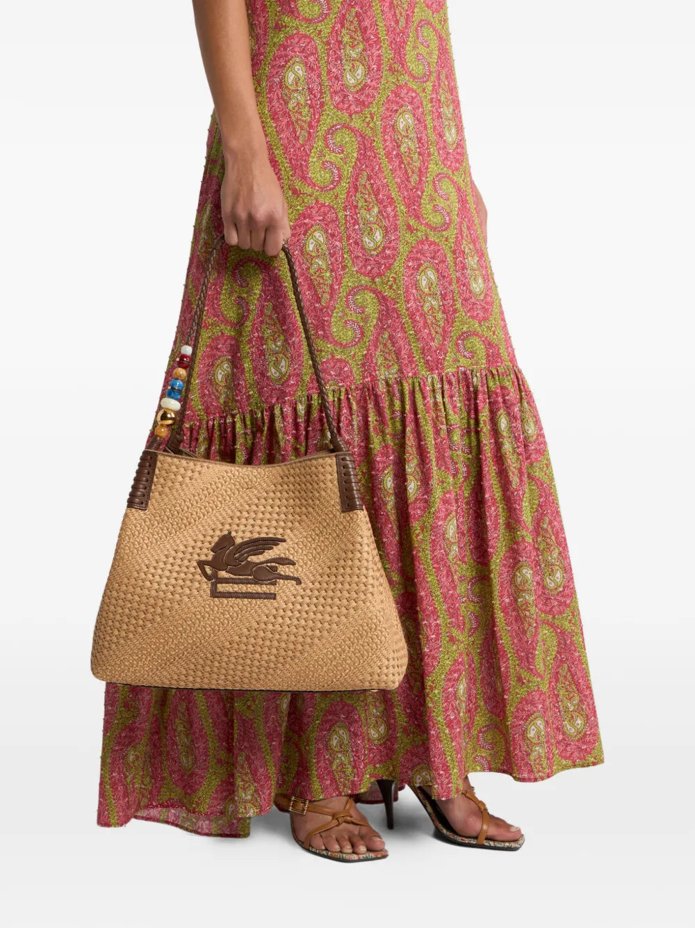 Etro Large Libra Pegasus Shoulder Bag