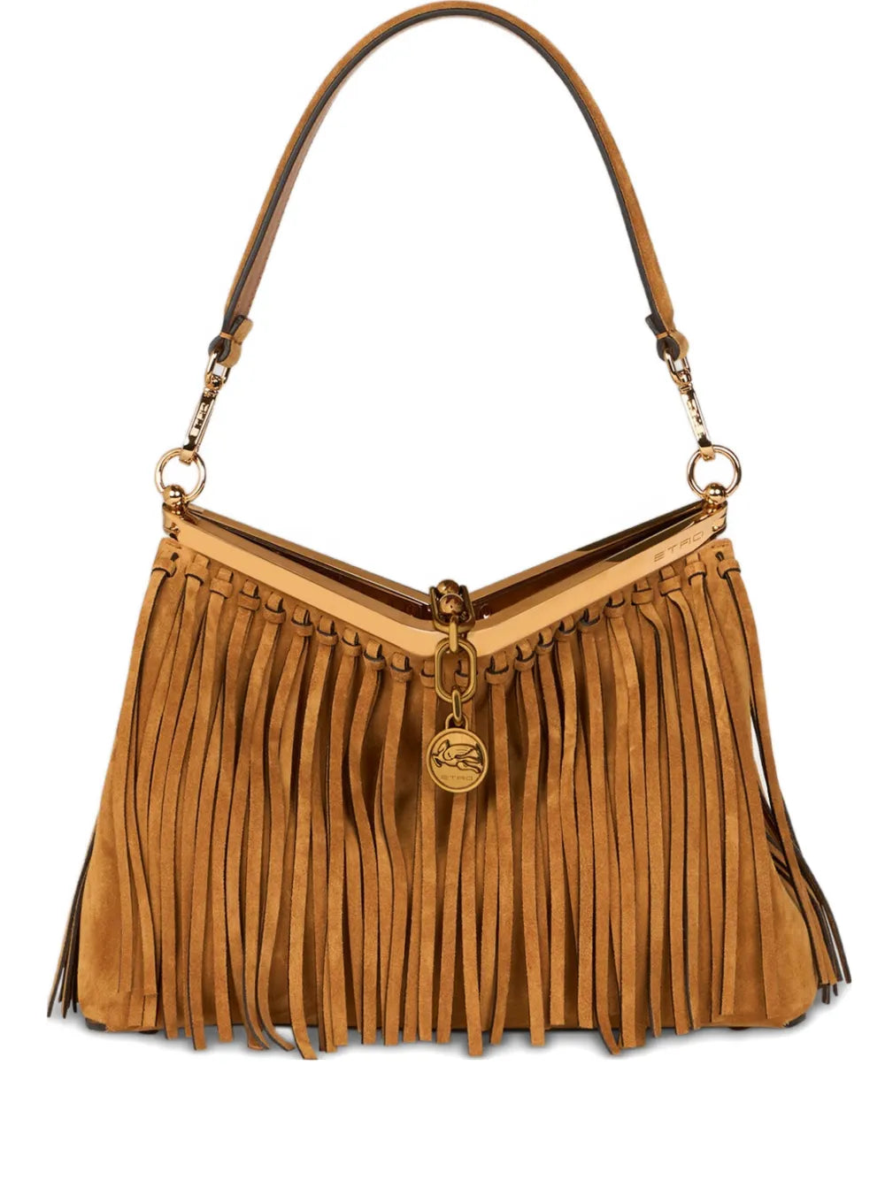 Etro Medium Vela Fringing Shoulder Bag