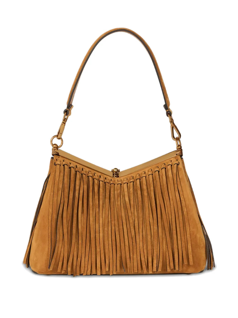 Etro Medium Vela Fringing Shoulder Bag