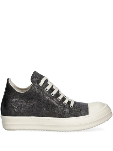 Rick Owens DRKSHDW Low Sneaks Metallic-Effect