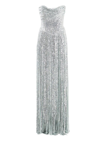 Ana Radu Fringed Detail Maxi Dress