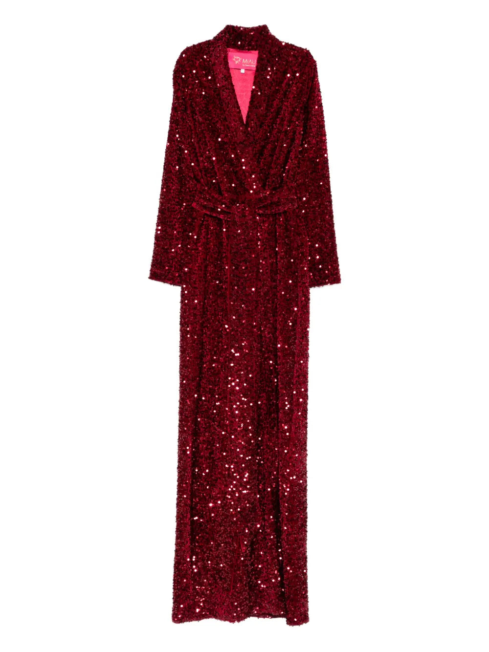Miau By Clara Rotescu Sequin Tie Dress