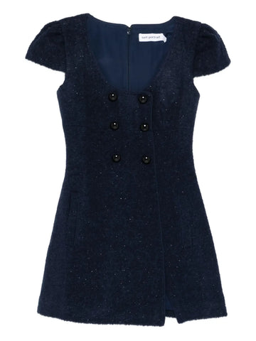 Self Portrait Buttoned Mini Dress