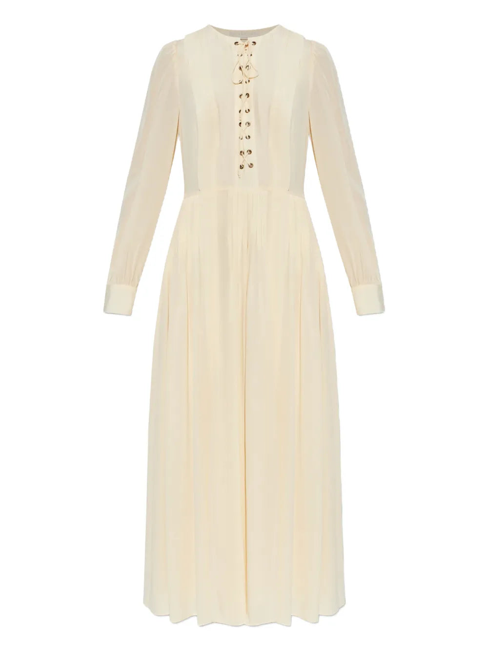 Ulla Johnson Veria Lace Up Midi Dress
