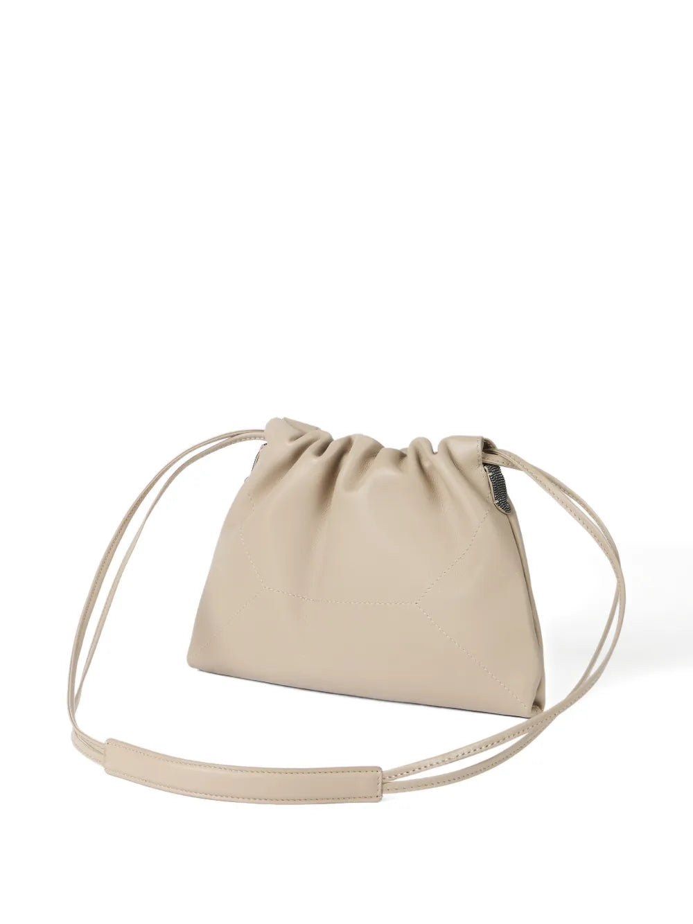 Brunello Cucinelli Bc Duo Monili Detail Leather Shoulder Bag