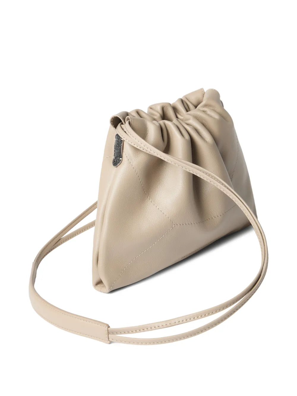 Brunello Cucinelli Bc Duo Monili Detail Leather Shoulder Bag