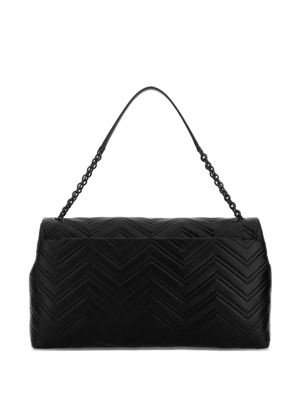 Gucci Gg Chevron Leather Shoulder Bag