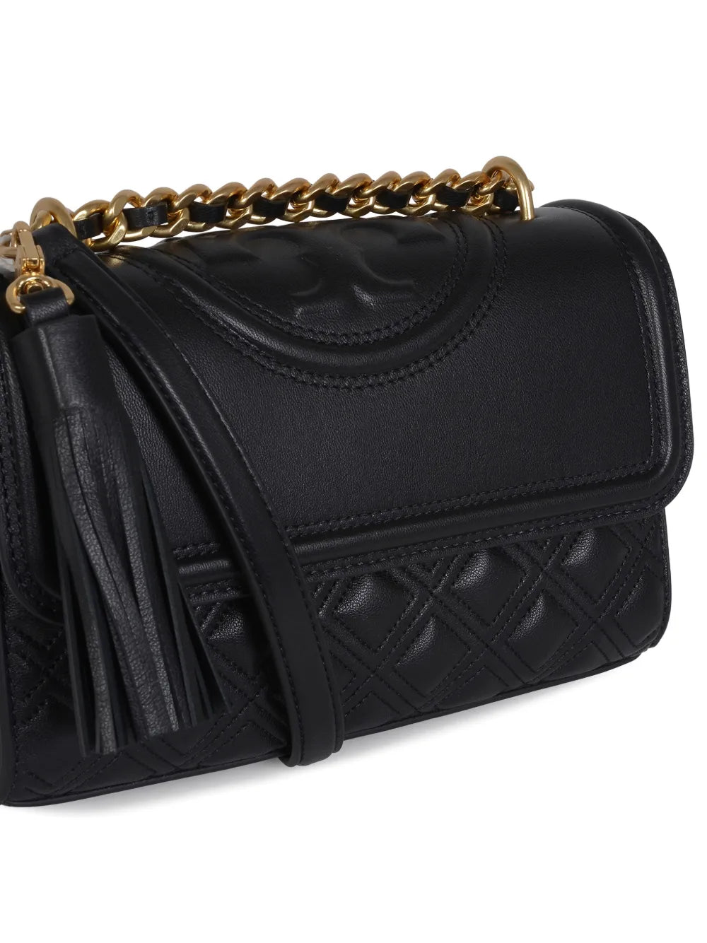 Tory Burch Quilted Tassel Detail Shoulder Bag