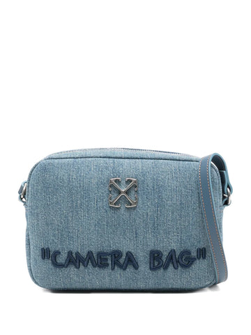 Off White Jitney Camera Logo Plaque Cross Body Bag