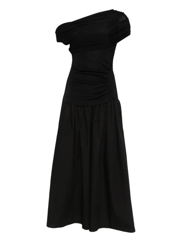 Self Portrait Draped Midi Dress