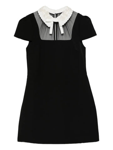 Self Portrait Beaded Collar Mini Dress