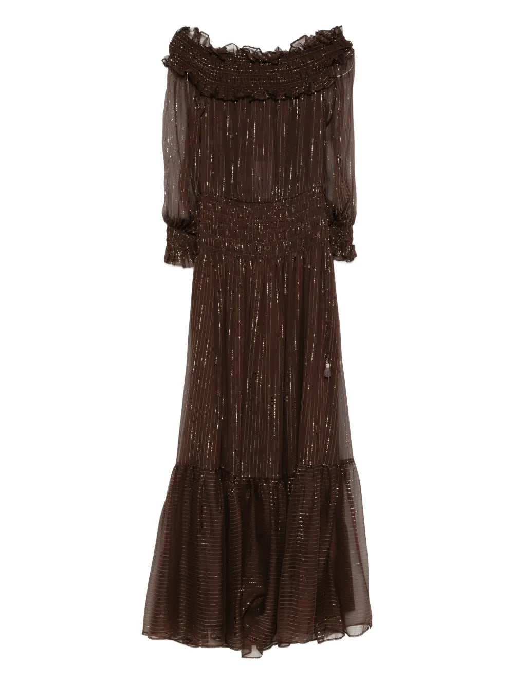 Self Portrait Georgette Maxi Dress