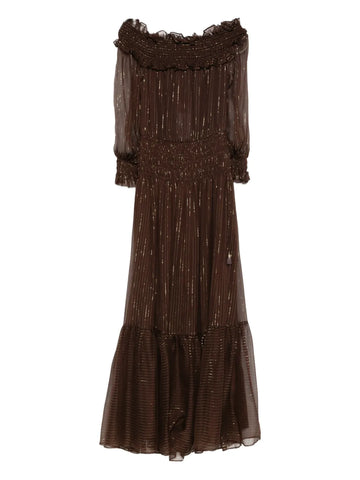 Self Portrait Georgette Maxi Dress