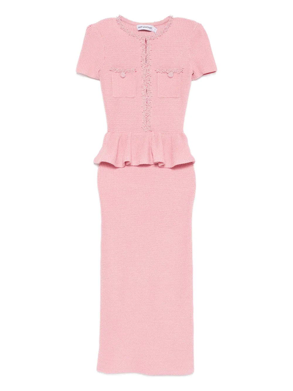 Self Portrait Peplum Midi Dress