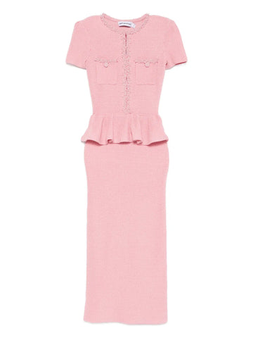 Self Portrait Peplum Midi Dress