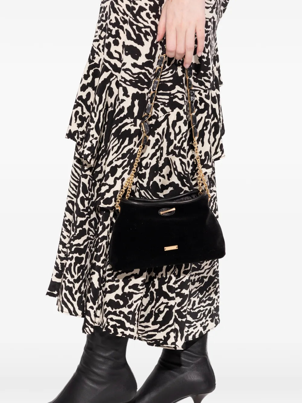 Cult Gaia Small Kiraz Bead Chain Strap Shoulder Bag