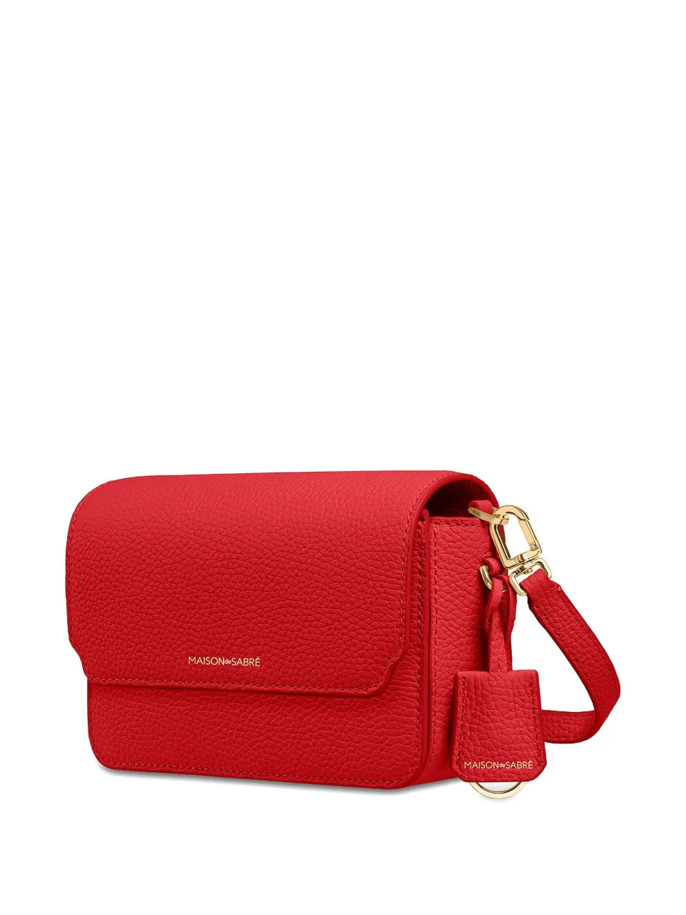 Maison De Sabre Leather Flap Shoulder Bag