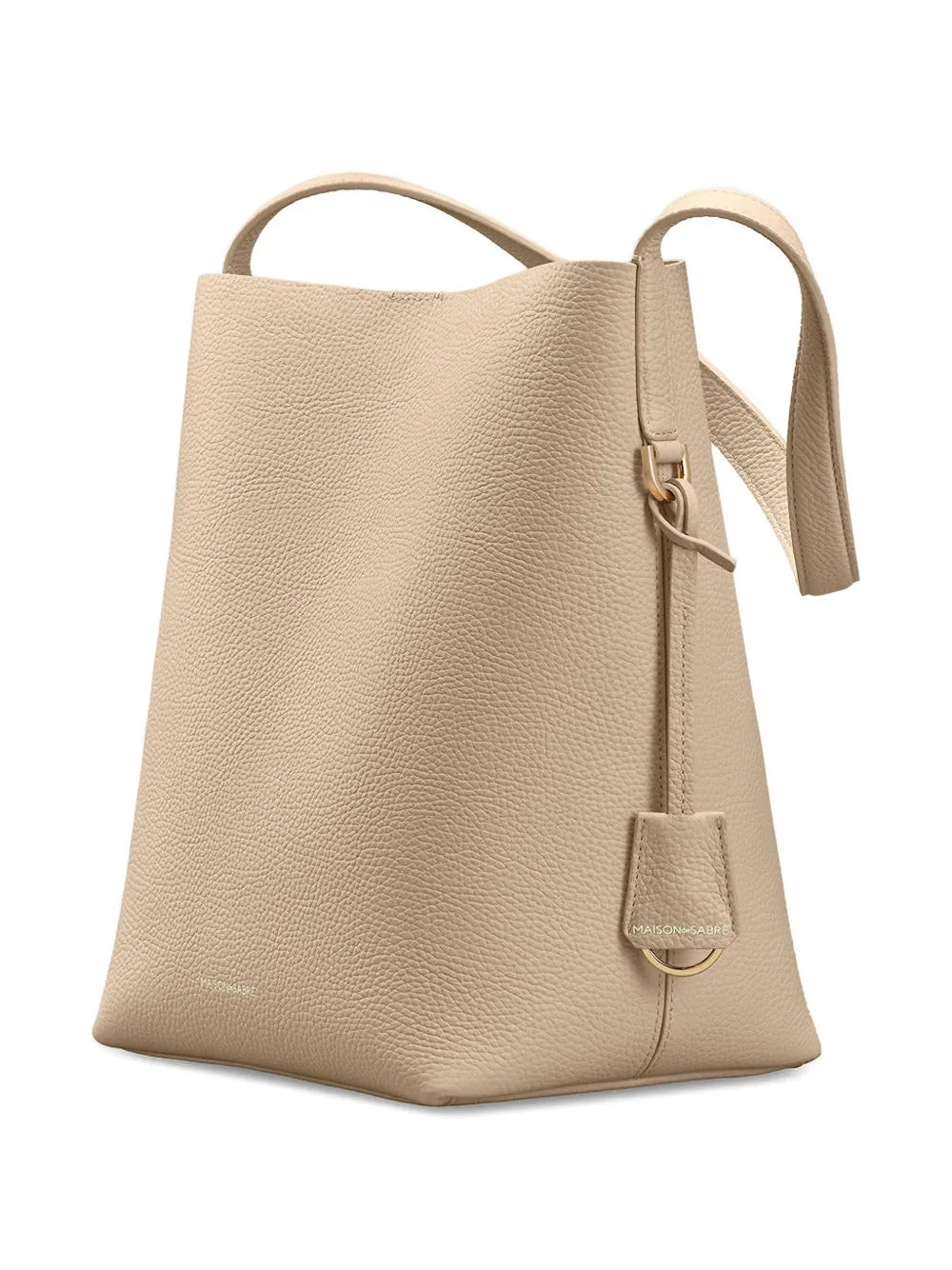 Maison De Sabre Leather Bucket Soft Tote