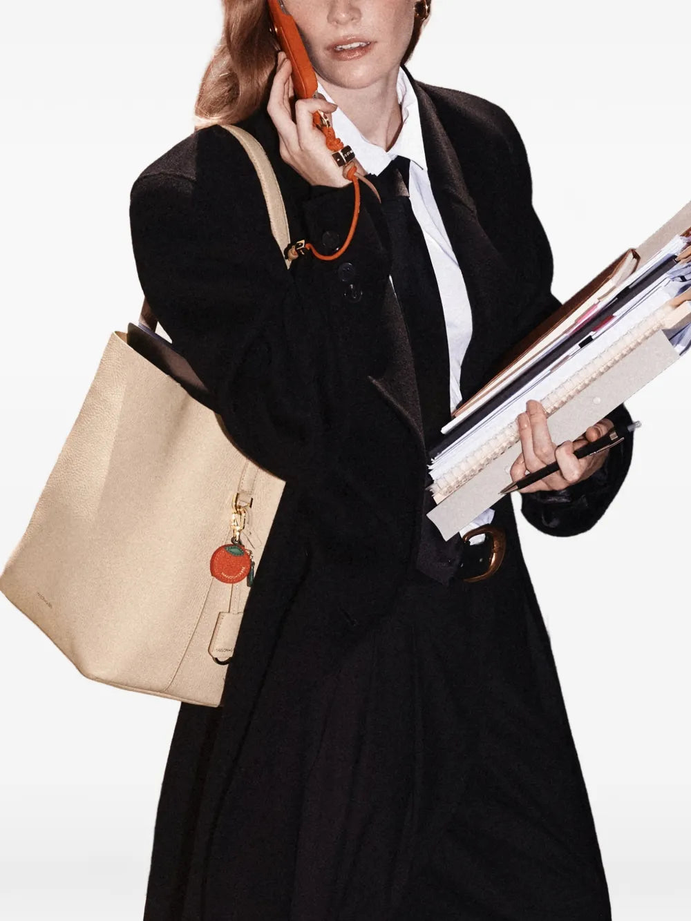 Maison De Sabre Leather Bucket Soft Tote
