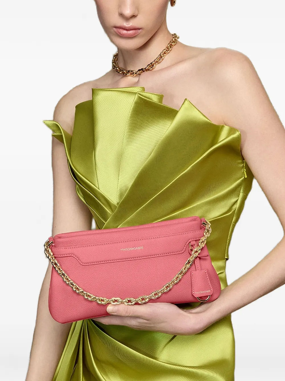 Maison De Sabre The Palais Soiree Chain Leather Shoulder Bag