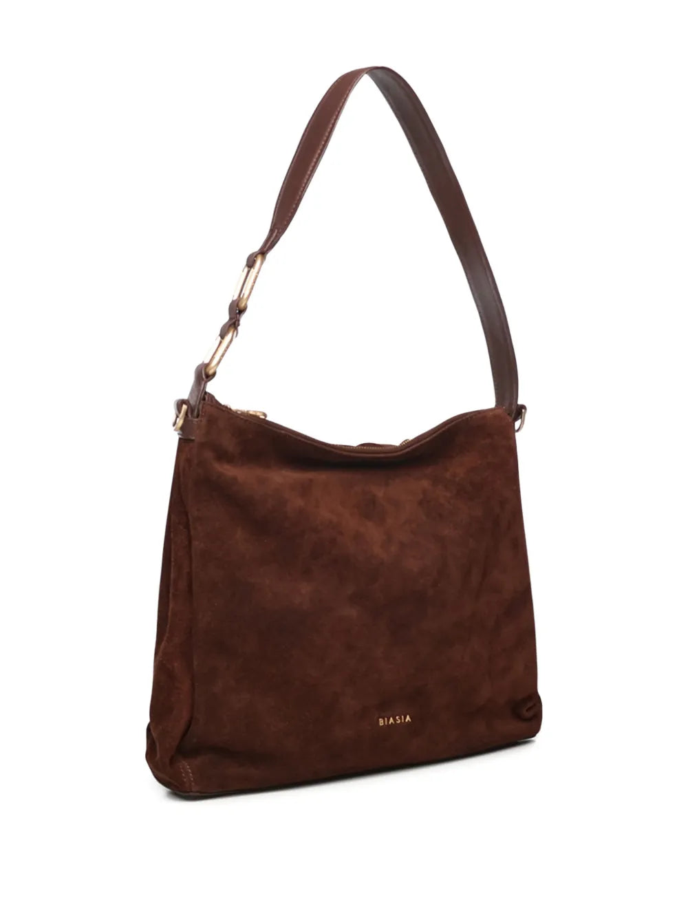 Biasia Suede Shoulder Bag