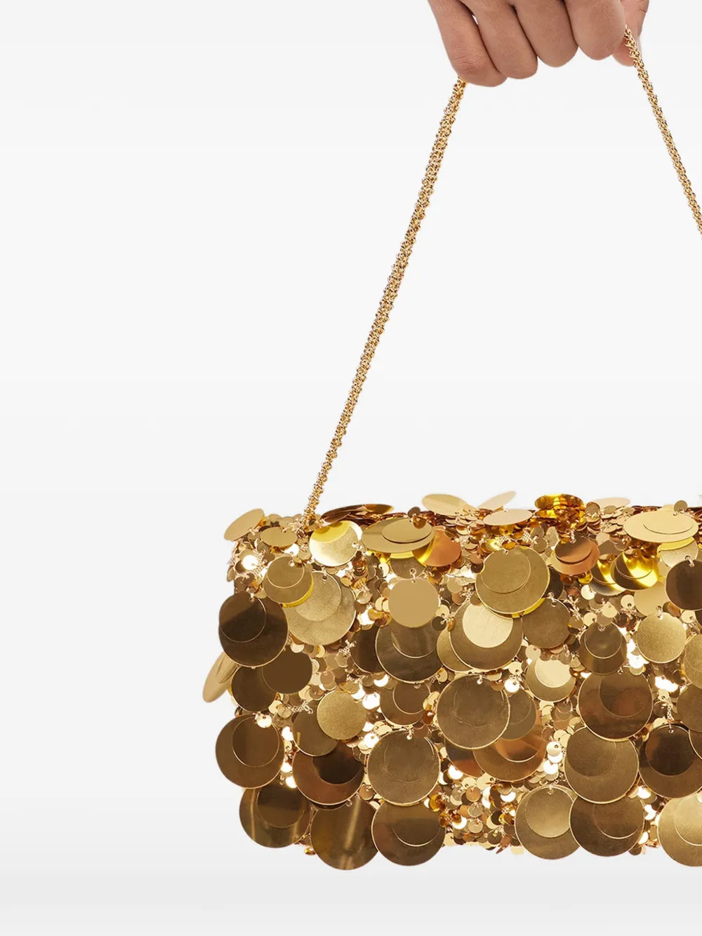 Rabanne Sequin Embroidered Shoulder Bag