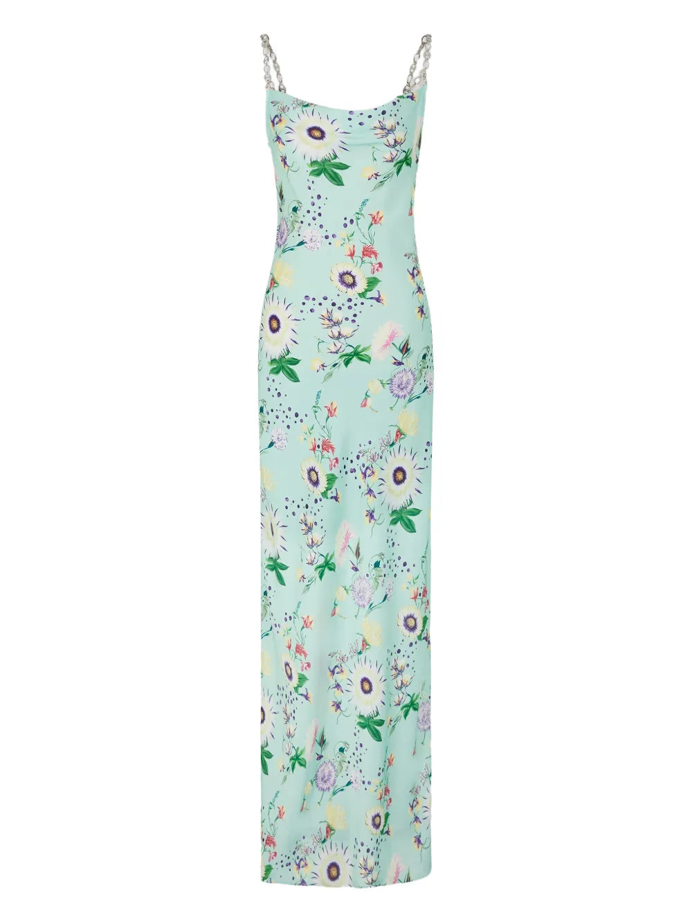 Rabanne Floral Chain Dress