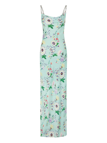 Rabanne Floral Chain Dress