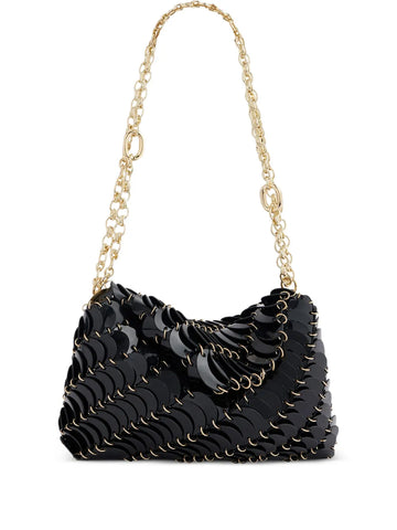 Rabanne Patent Paco Leather Shoulder Bag