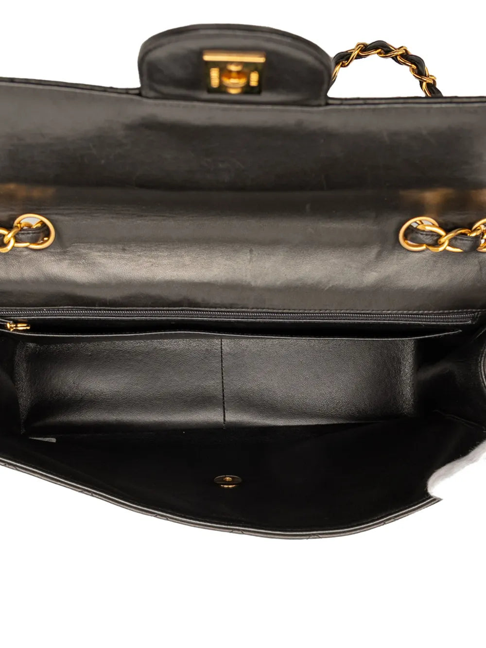 Chanel Pre Owned 1994 1996 Jumbo Classic Lambskin Single Flap Shoulder Bag
