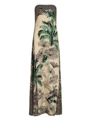 Johanna Ortiz Simbologia Floral Sequin Maxi Dress