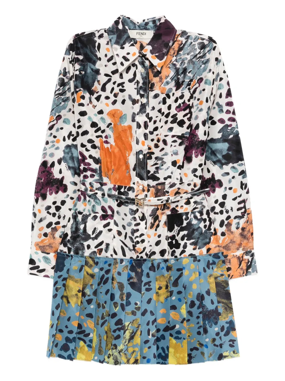 Fendi Long Sleeve Mini Dress