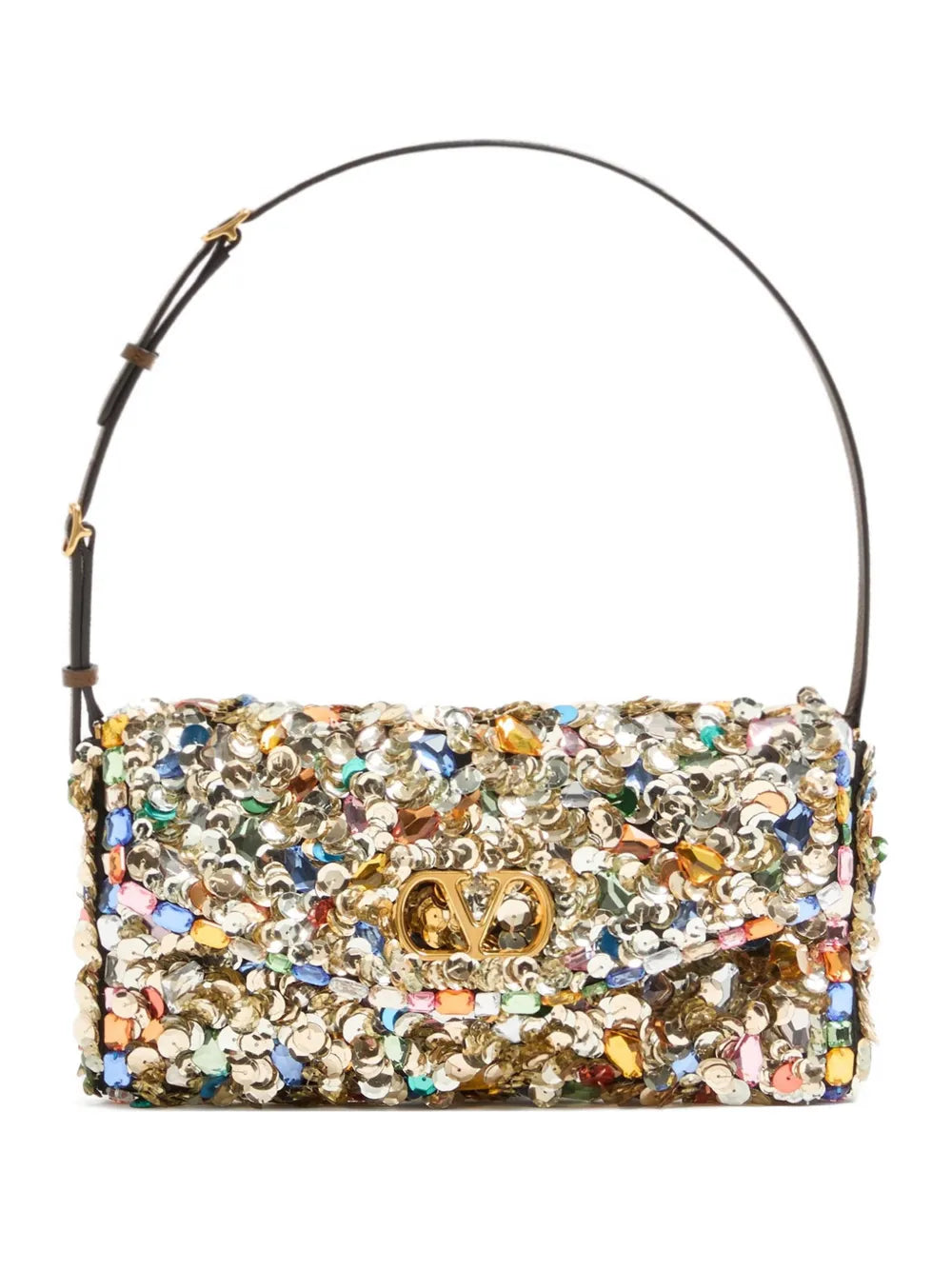 Valentino Garavani Devain Sequin Shoulder Bag