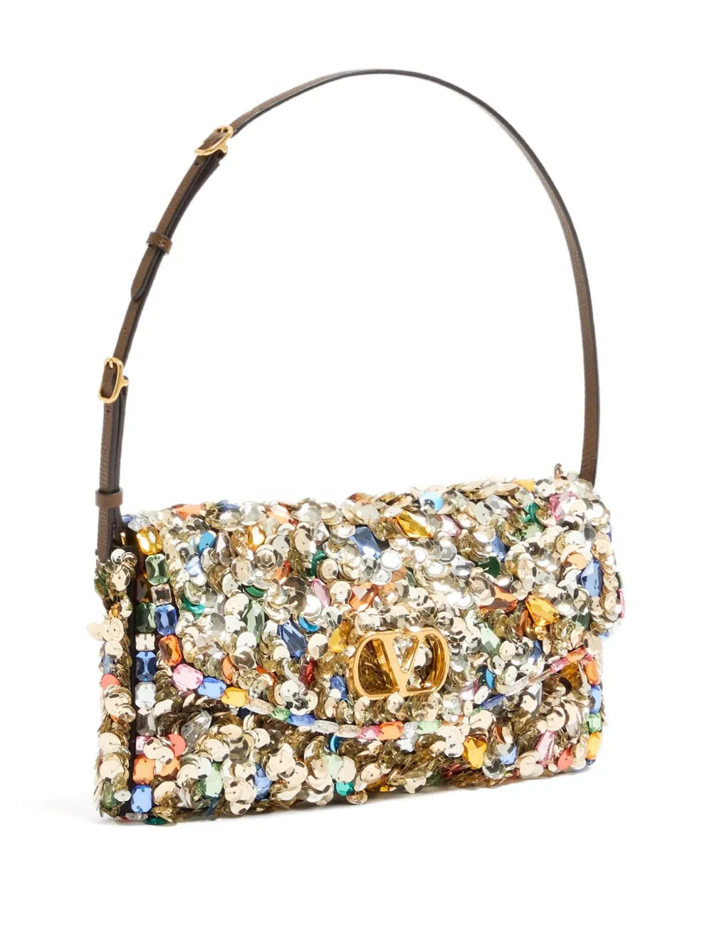 Valentino Garavani Devain Sequin Shoulder Bag