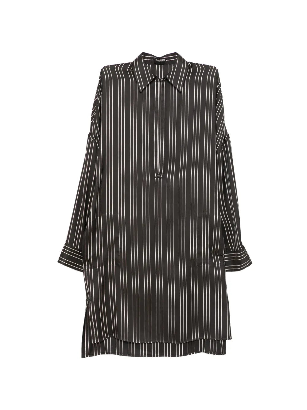 Tom Ford Striped V Neck Dress
