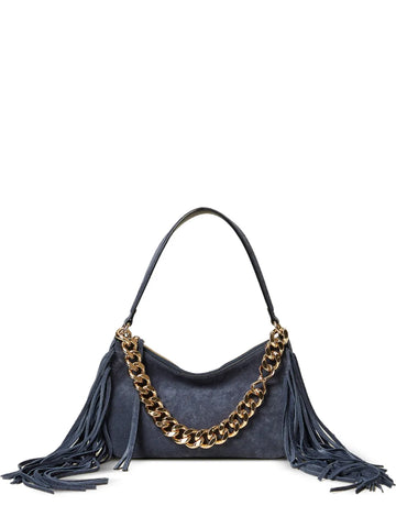 Twinset Liliane Fringed Chain Strap Shoulder Bag