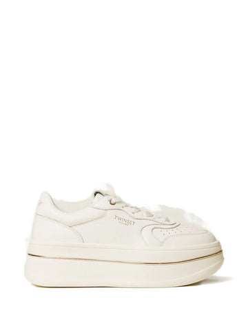TWINSET Lace-Up Platform
