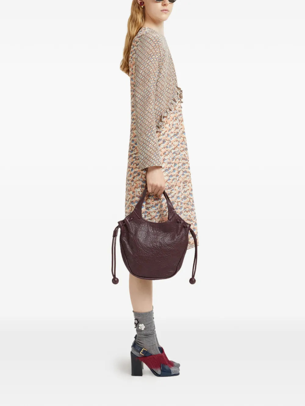 Marni Leather Tote Bag